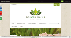 Desktop Screenshot of douces-mains.com