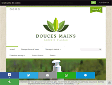 Tablet Screenshot of douces-mains.com